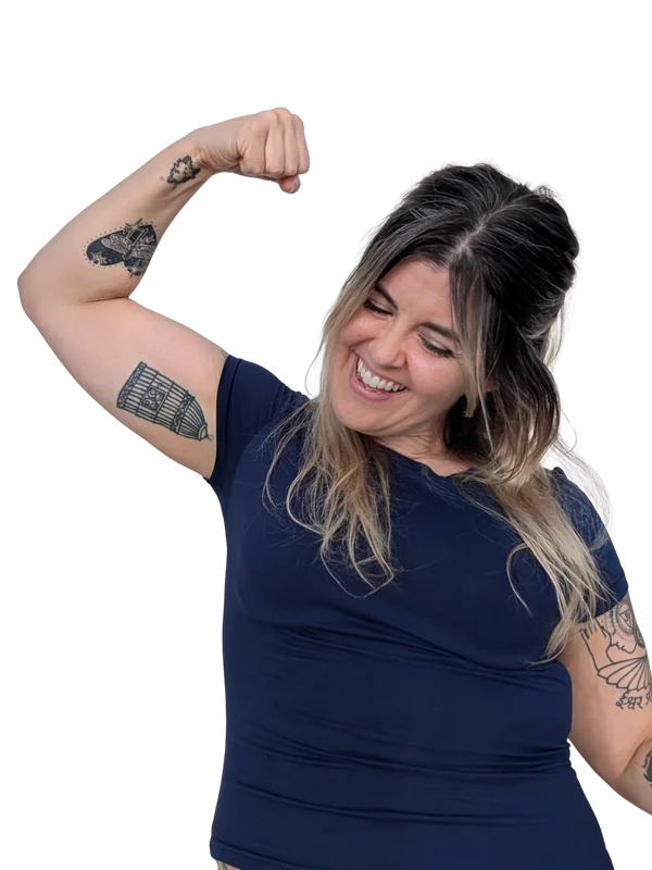 An ADHD coach celebrating a member's progress